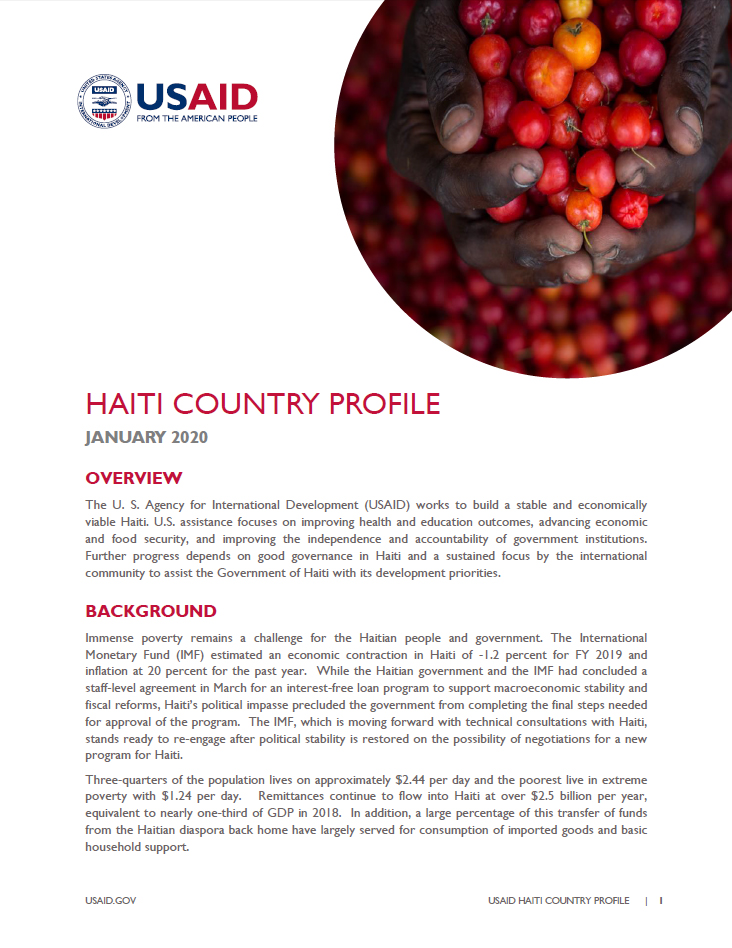 Haiti Country Profile - January 2020
