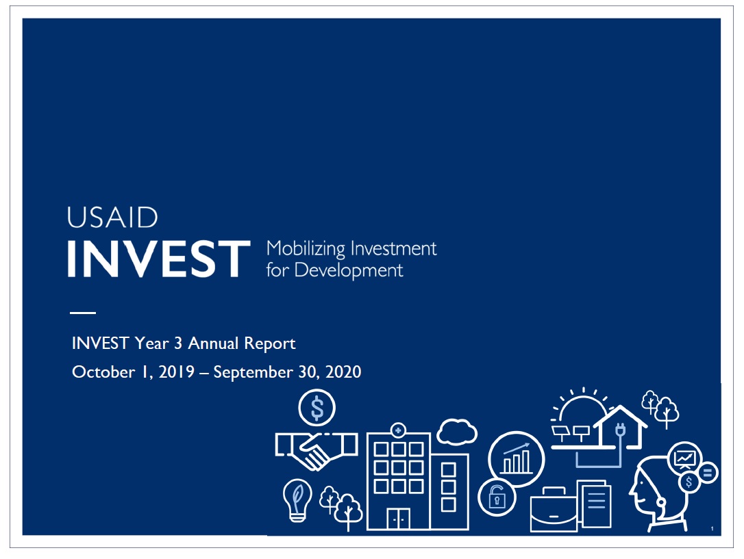 INVEST Annual Report (October 2019 to September 2020)