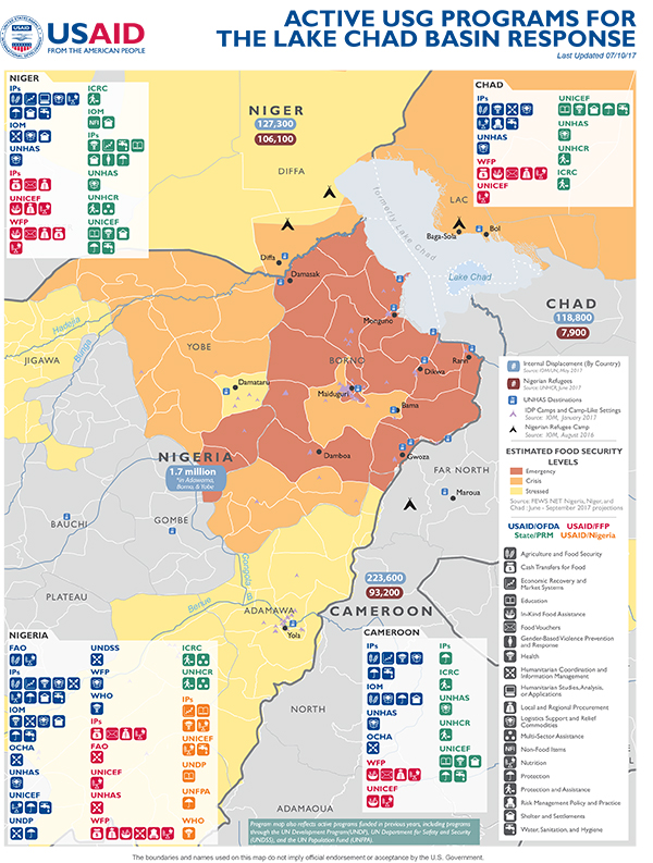 Lake Chad Map - 07-10-2017