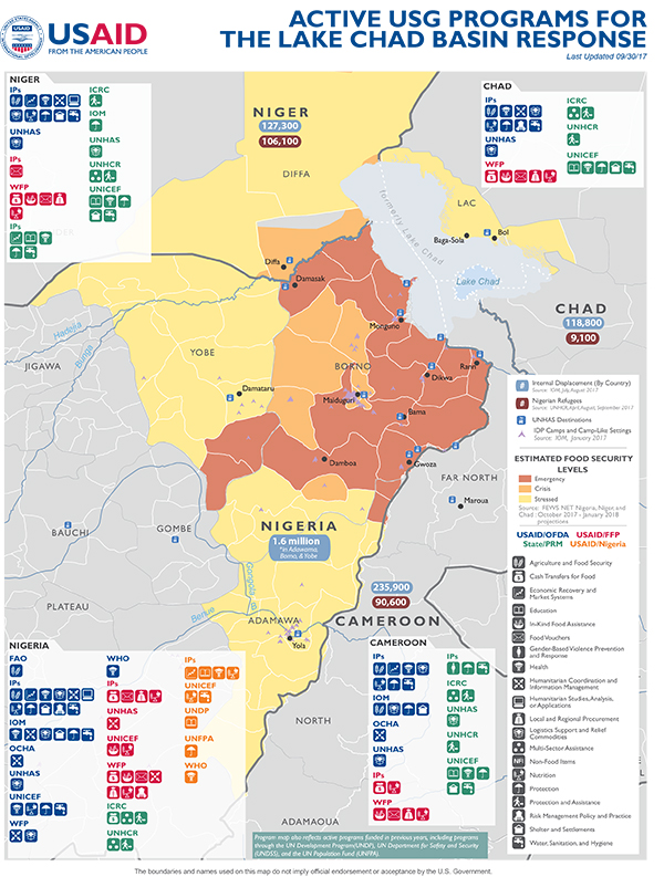 Lake Chad Map - 09-30-2017