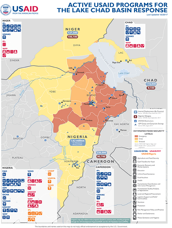 Lake Chad Map - 10-26-2017