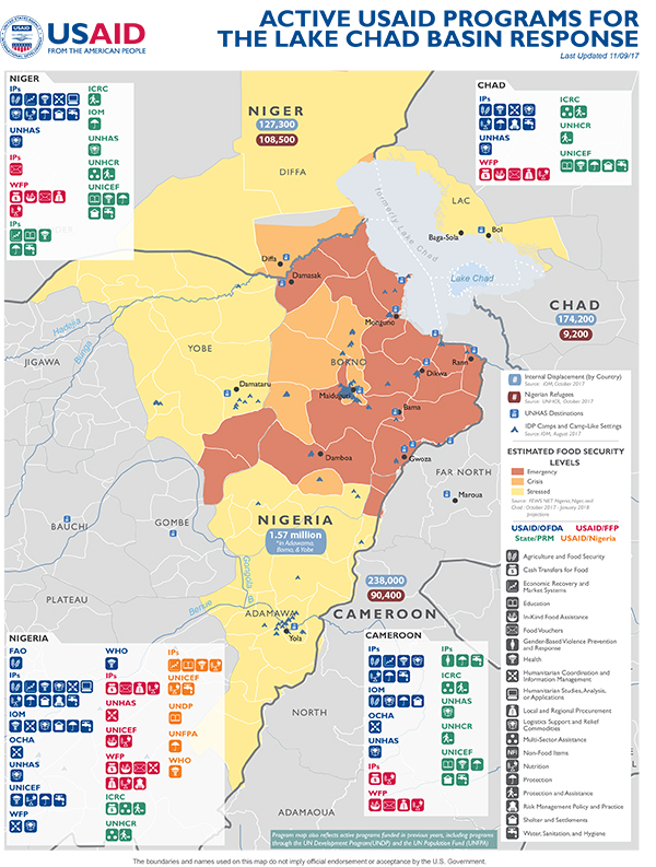 Lake Chad Map - 11-09-2017