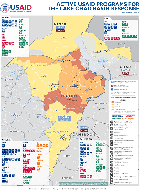 Lake Chad Map - 12-01-2017