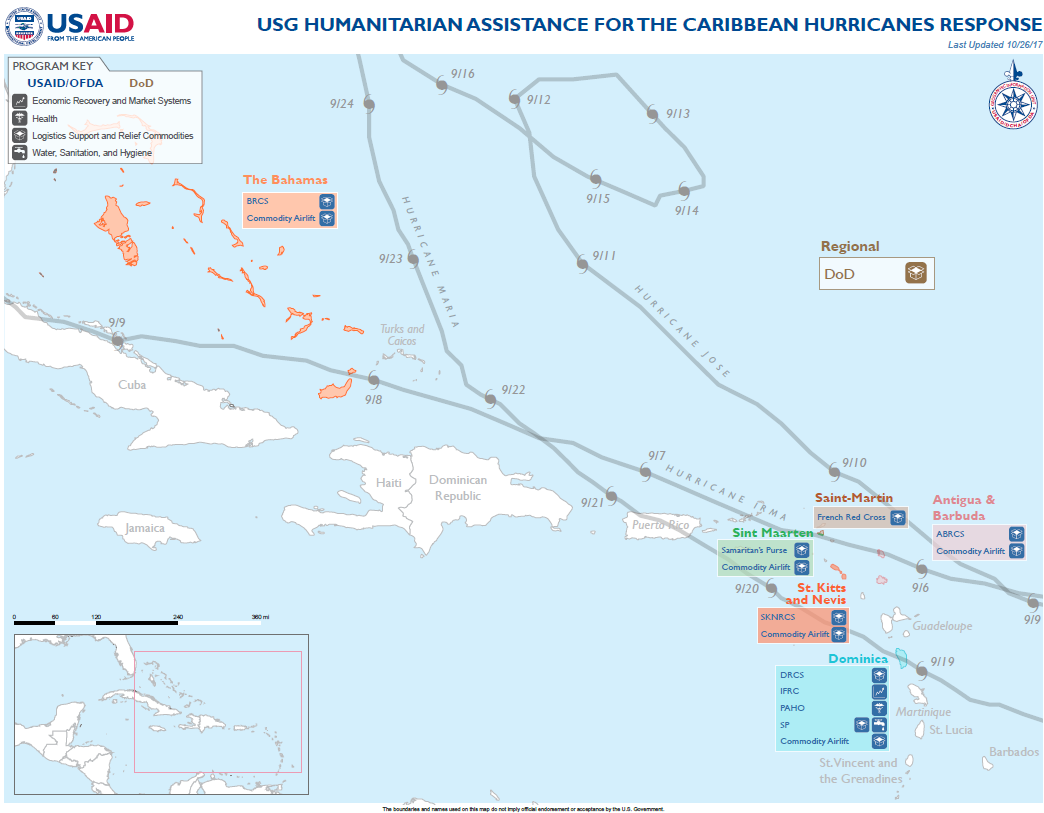 Caribbean Hurricanes - Map #5 FY18