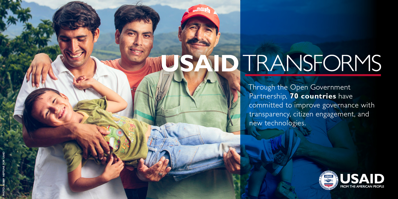 USAID Transforms: Through the Open Government Partnership, 70 countries have committed to improve governance with transparency, citizen engagement, and new technologies. Photo: Bobby Neptune for USAID.