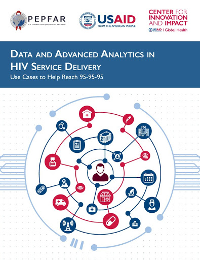 Report cover: Data and Advanced Analytics in HIV Service Delivery