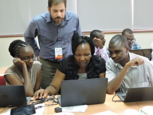 Participants of a CSPro workshop in Nairobi, Kenya.
