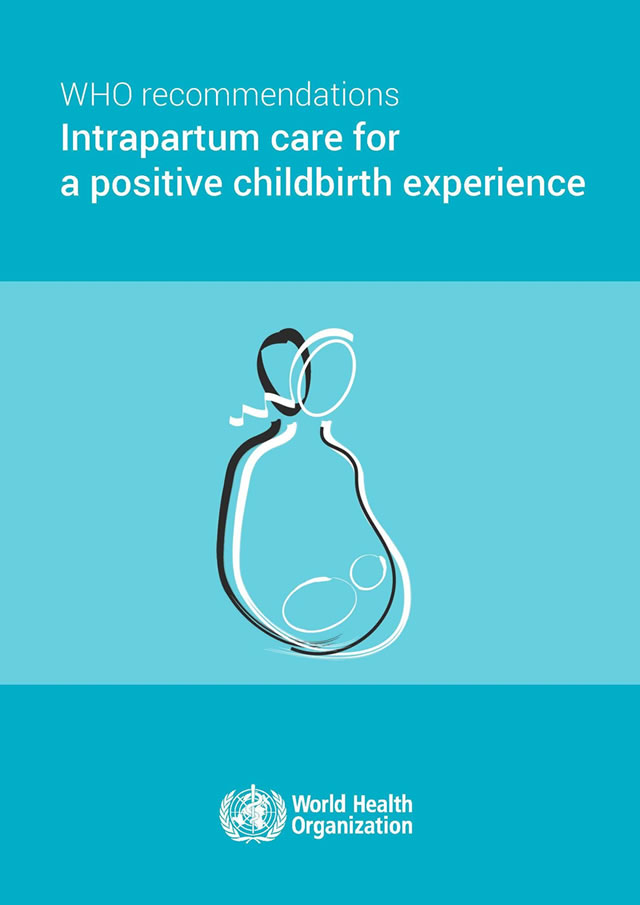 Cover image for the WHO Intrapartum Guidelines