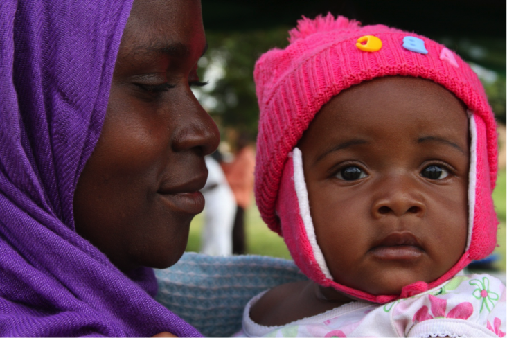 Photograph of Monica Elias and her daughter, Angel. Photo Credit: Charlotte Cerf, USAID