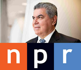 Photo of Jorge Odon and the NPR logo.