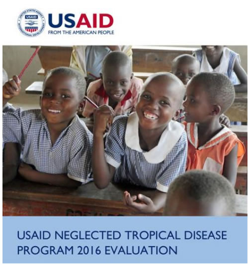 Cover of the USAID NTD Program 2016 Evaluation.