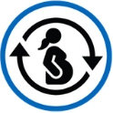 Icon of a pregnant woman