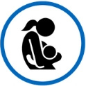 Icon of a woman breastfeeding