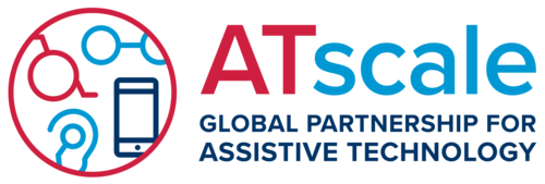 Logo for ATscale - Global Partnerships for Assistive Technology