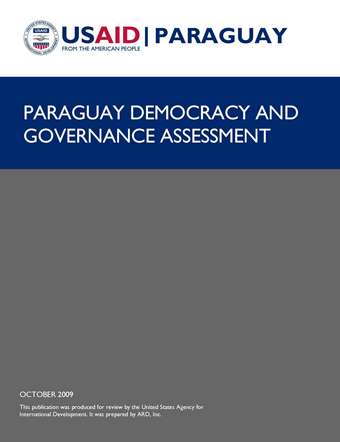 Paraguay Democracy and Governance Assessment 2009