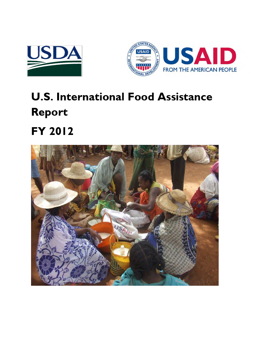 U.S. International Food Assistance Report - FY 2012