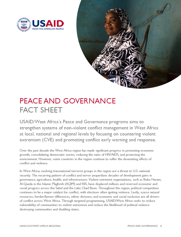 Peace & Governance Fact Sheet