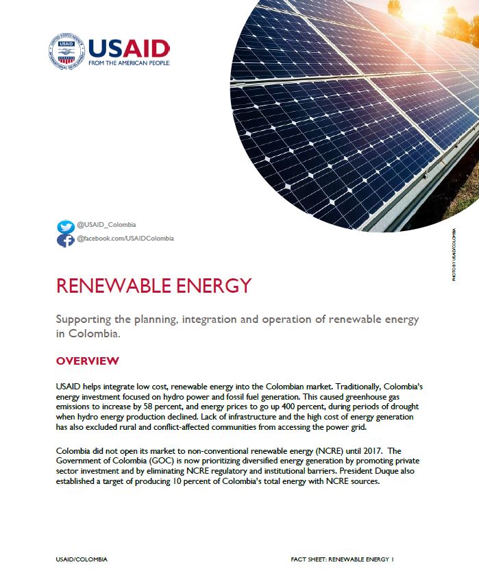 Fact Sheet Renewable Energy