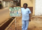 Elizabeth Coker, better known as Nurse Betty, founder of the maternal and child health post in the Malama suburb of Freetown, Sierra Leone
