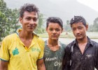 Bigyan Upreti, left, and his brothers