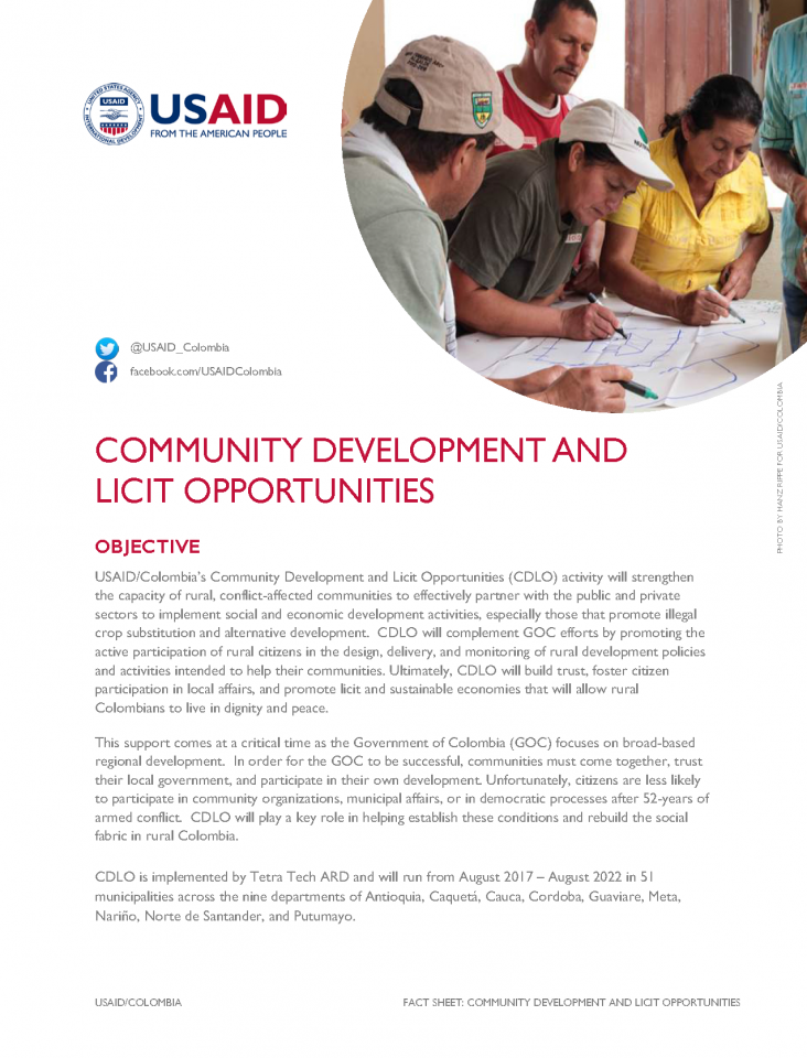 Community Development and Licit Opportunities (CDLO)