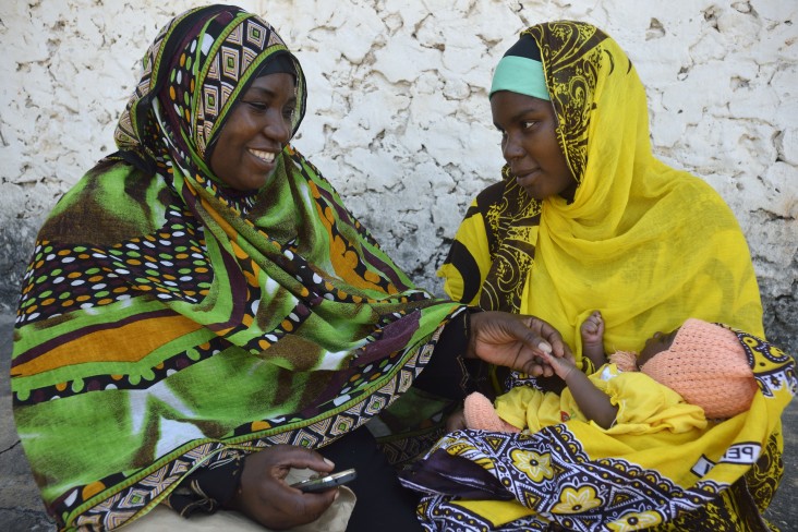 Mothers in Zanzibar are empowered to plan for a safe delivery through the use of an integrated mobile technology