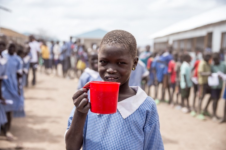 Girl at Kakuma Refugee Camp in Kenya