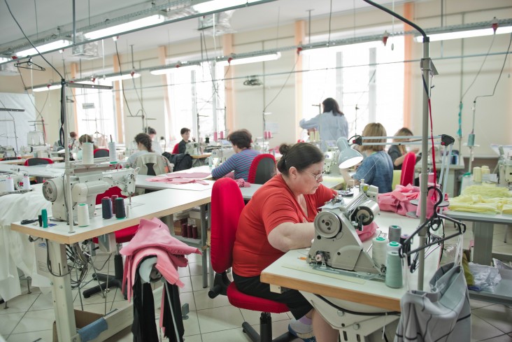Textile factory in Moldova