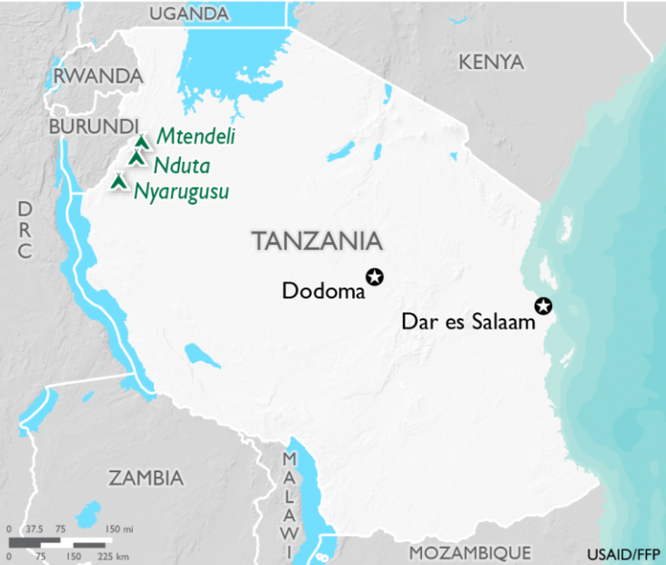 Food Assistance Fact Sheet Tanzania Food Assistance Archive U S   Map Of Tanzania 07112019 0 