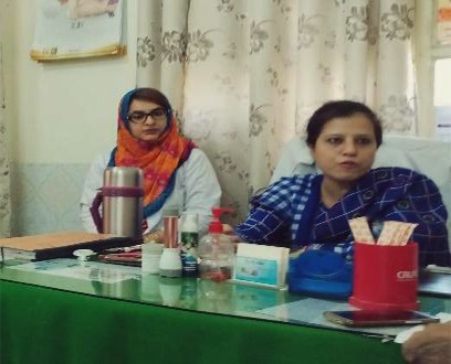 Dr. Mahvish and Dr. Humera are two of the newly posted female doctors at Hazrat Khadija Hospital-Hyderabad.