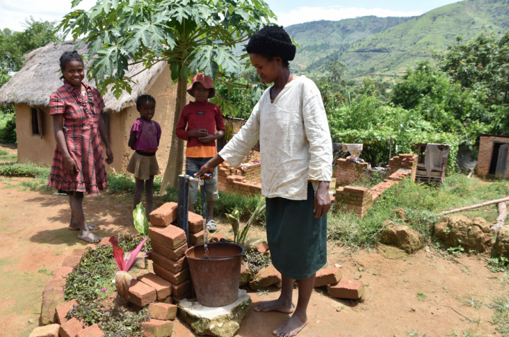 With USAID support, families in Madagascar have access to safe and reliable water near their homes and have learned the importance of washing their hands before eating. / Photography by Anne Daugherty and Amy Fowler, USAID