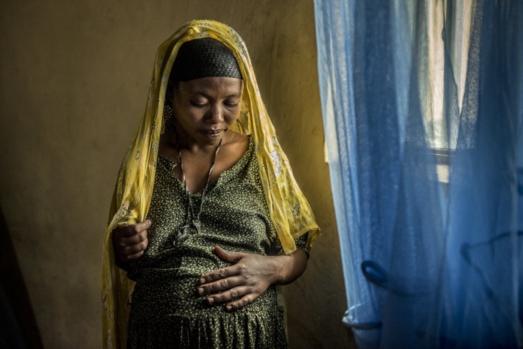 eituna Batule, came to the Guba Health Center in Ethiopia by motorbike for her third pregnancy.