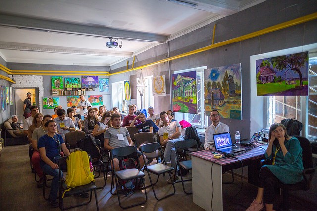 With USAID, Vilna Khata, a youth hub, provides young people gather to exchange ideas and for civic engagement.