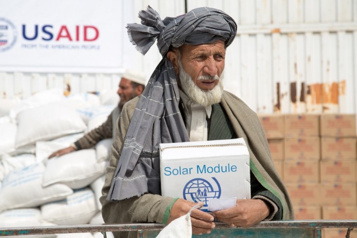 USAID support the Afghan government to ensure humanitarian assistance gets to the most vulnerable communities.