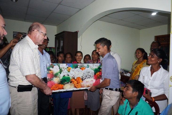 Fifty Sinhala, Muslim and Tamil differently-abled individuals in the Moneragala district received equipment, tools, and skills training to improve their businesses, earn an income, and play an active role in the community.