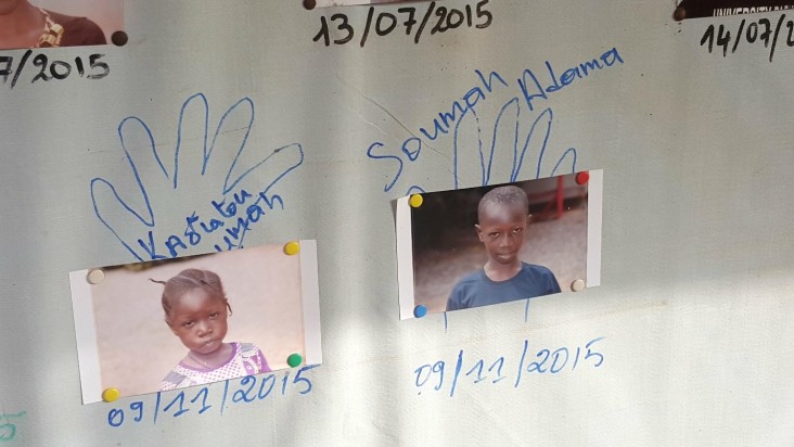 Kadiatou and Adama Soumah—the last Ebola survivors released from the Ebola Treatment Unit in Forécariah, Guinea.