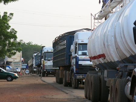 Economic Growth and Trade Generic Transport Trucks Traffic in West Africa