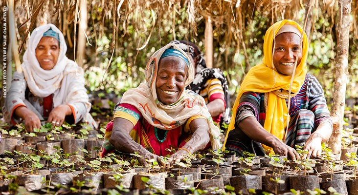Image of Ethiopian women coffee growers