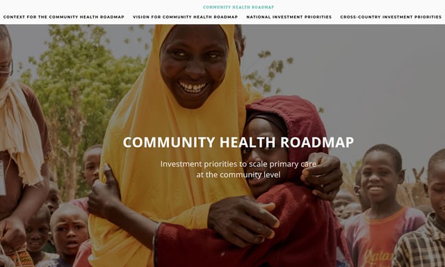 Screenshot of the Community Health Roadmap website: https://www.communityhealthroadmap.org/ 