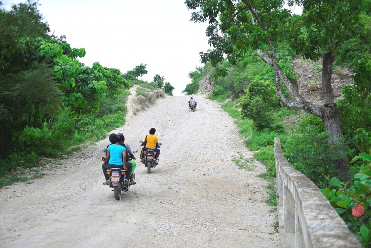 St. Boniface Hospital is located in rural Fond-des-Blancs, Haiti, where many patients come for care via motorcycles over unpaved roads.