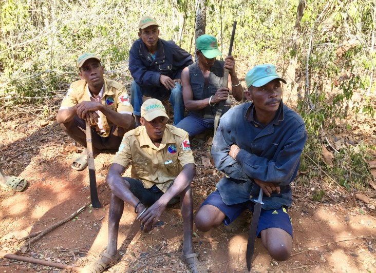 Community rangers in Menabe