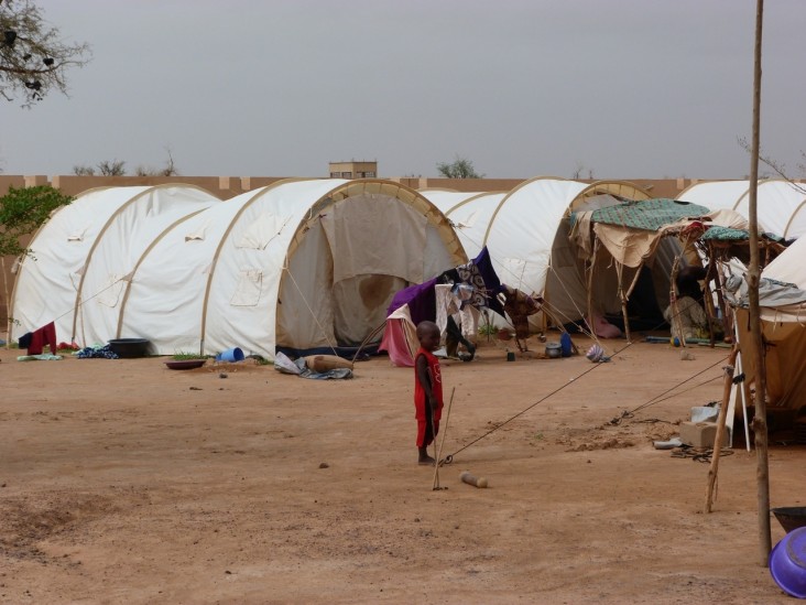 Malian boy in internally displaced person (IDP) site