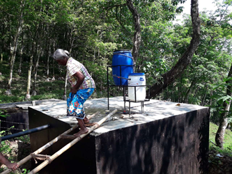 Padmalatha ensures that a community has clea drinking water 2
