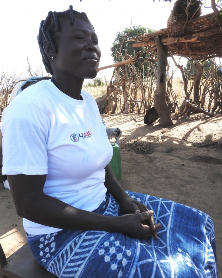 Chantal Yarga, a mother of six in Burkina Faso, uses the techniques she learned from USAID to increase her crop yields and improve the lives of her family members.