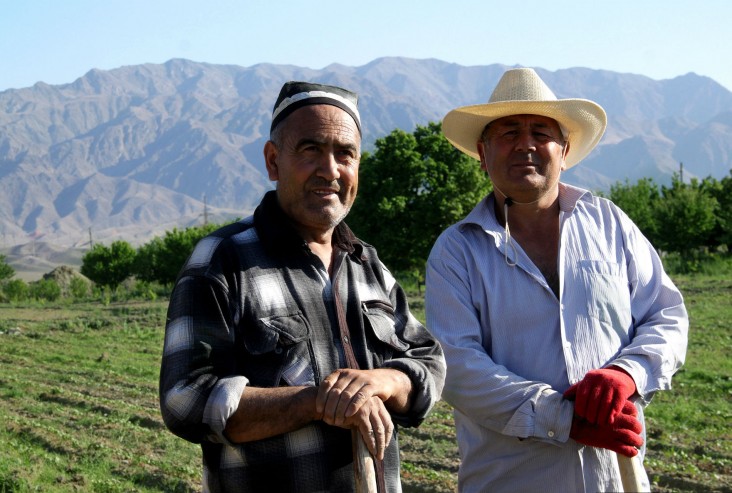 Farmers in Tajikistan