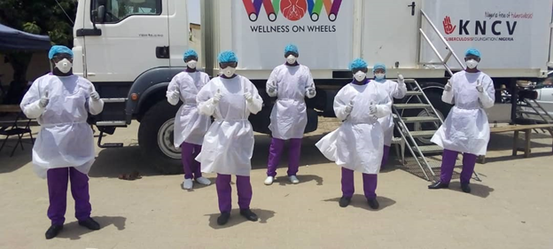 The WoW team in full PPE