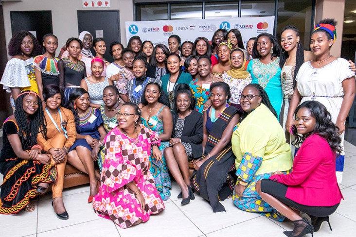 Participants in the Young Women in African Power Leadership Training