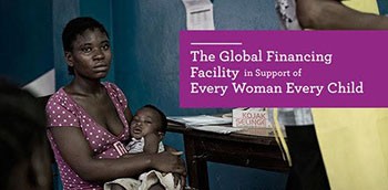 A woman holds her baby. The Global Finance Facility in support of Every Woman Every Child