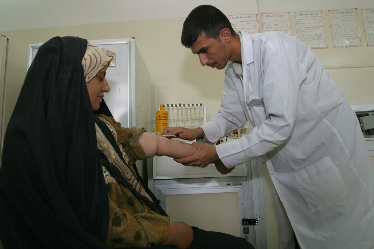 health clinic in Iraq