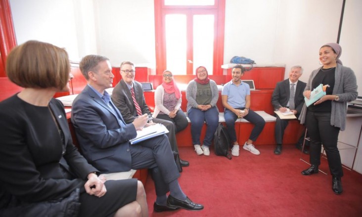 USAID Administrator Green visited startup accelerator Flat6Labs to discuss entrepreneurship as part of the #DevJourney in Egypt. Through seed financing from the EAEFund, USAID helps accelerate early-stage, high-growth-potential companies to foster economic development and new job opportunities.